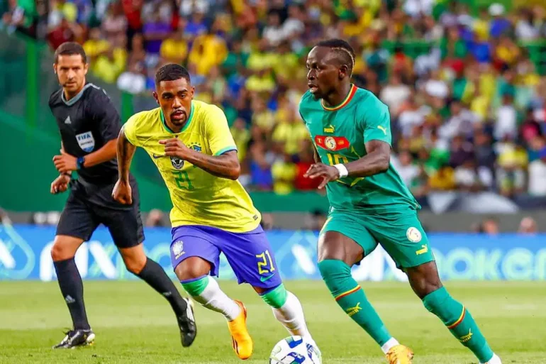Brésil 2–0 Sénégal à l’Emirates Stadium, 15 novembre 2025.