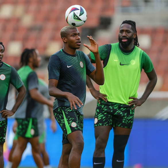 Les joueurs du Nigéria