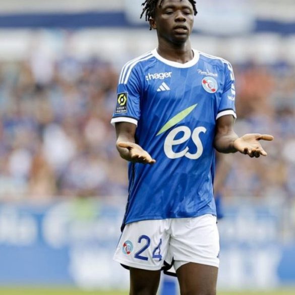 Abakar Sylla en difficulté de temps de jeu avec le RC Strasbourg en 2025-2026.