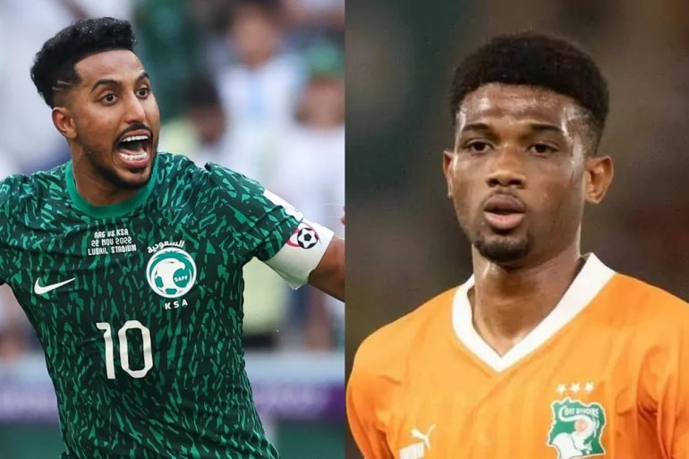 Arabie saoudite 1–0 Côte d’Ivoire à Djeddah lors d’un match amical, 14 novembre 2025.