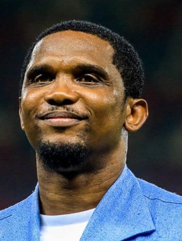 Samuel Eto’o, tout sourire après l’annonce de sa réélection à la présidence de la FECAFOOT.