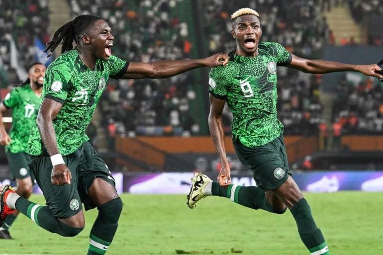 Affiche Nigeria–RD Congo en finale du Final 4 africain à Rabat.