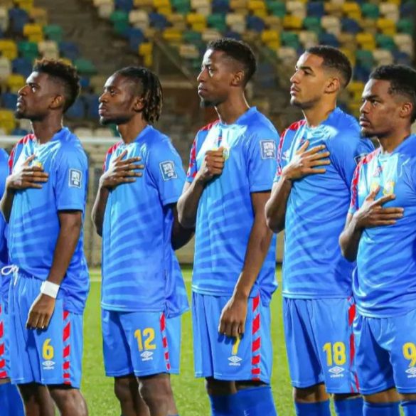 Sélection de RD Congo en préparation des barrages africains à Rabat pour le Mondial 2026.