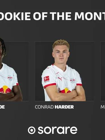Yan Diomandé est de nouveau en lice pour le trophée Rookie of the Month en Bundesliga.