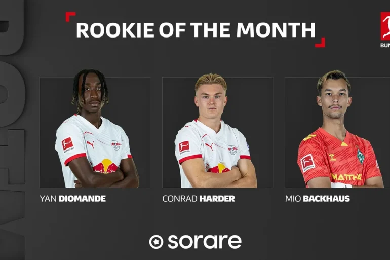 Yan Diomandé est de nouveau en lice pour le trophée Rookie of the Month en Bundesliga.