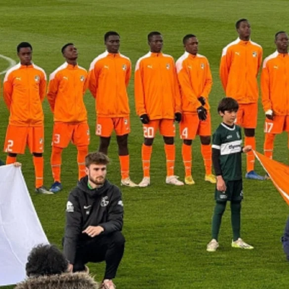 Affiche du Mondial Montaigu 2026 avec le programme des U16 ivoiriens.