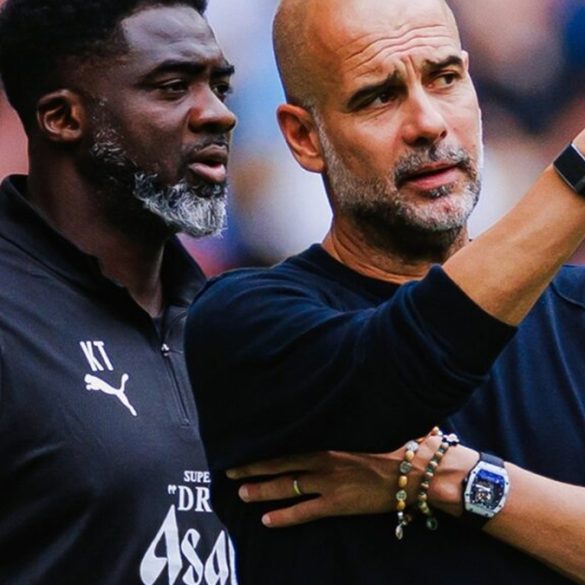 Kolo Touré se dit honoré et reconnaissant de pouvoir travailler au quotidien avec Pep Guardiola et Pep Lijnders.