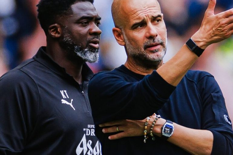 Kolo Touré se dit honoré et reconnaissant de pouvoir travailler au quotidien avec Pep Guardiola et Pep Lijnders.