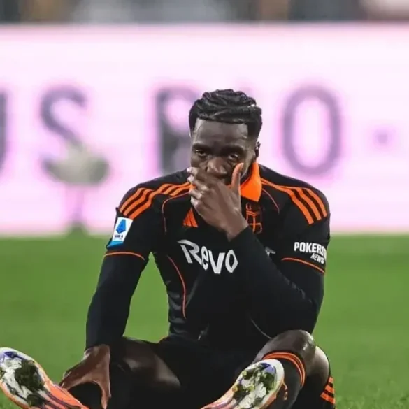 Assane Diao avec les Lions du Sénégal avant un regroupement
