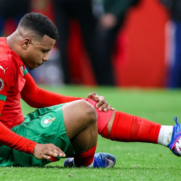 Hamza Igamane sort blessé en prolongation lors de la finale de la CAN 2025