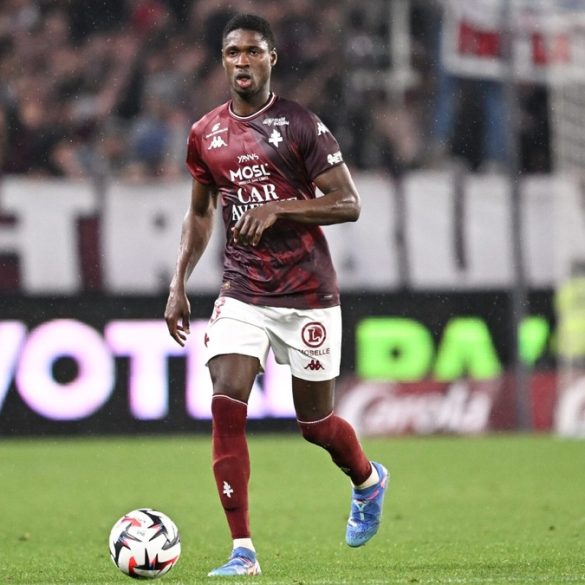 Sadibou Sané, cible du Club Bruges, absent avec Metz pour le match contre Lyon.