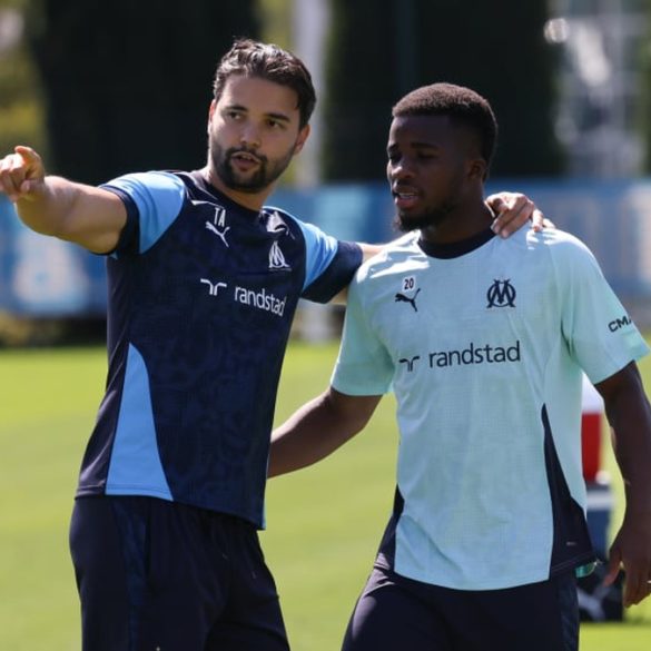 Hamed Junior Traoré célèbre son retour en forme après un but et une passe décisive en Coupe de France.