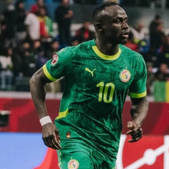 Sadio Mané avec le Sénégal pendant la CAN 2025, élu meilleur joueur du tournoi.