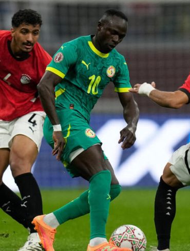 Sadio Mané célèbre le but qui envoie le Sénégal en finale de la CAN 2025