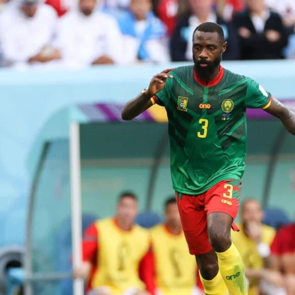 Nicolas Nkoulou sous les couleurs du Cameroun, symbole d’une génération sacrée à la CAN 2017.