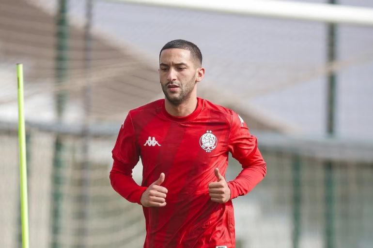 Hakim Ziyech a été capitaine et décisif lors de la qualification du Wydad Casablanca en Coupe de la CAF.