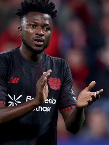 Edmond Tapsoba, solide en défense et désormais décisif dans le jeu.