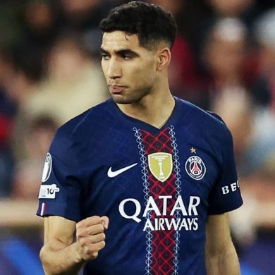 Achraf Hakimi n’a pas été retenu parmi les nommés du Prix Marc-Vivien Foé 2026.