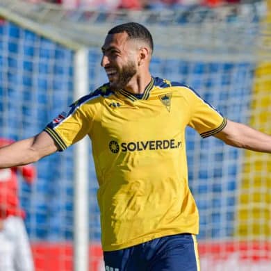 Yanis Begraoui a marqué contre le FC Porto et porte désormais son total à 19 buts en Liga Portugal.