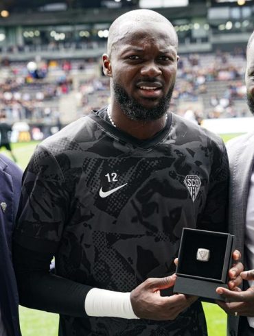 Hervé Koffi a été élu joueur de la saison à Angers SCO après une campagne très réussie.