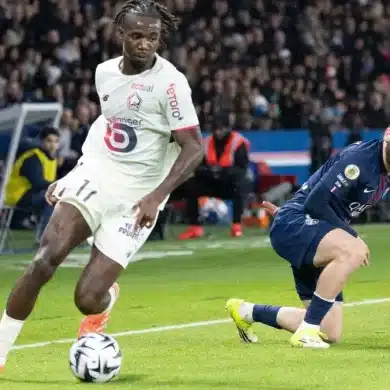 Ngal’ayel Mukau a été élu Pépite du mois d’avril en Ligue 1.