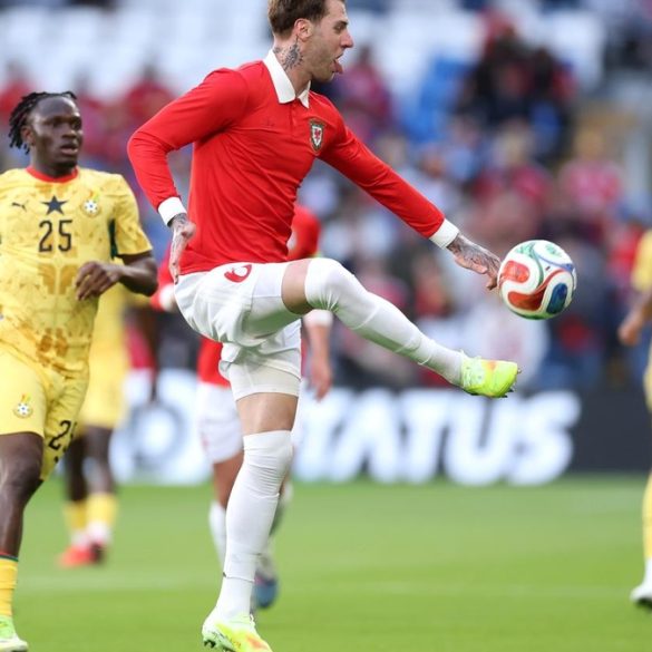 Le Ghana a concédé le nul face au Pays de Galles malgré l’ouverture du score de Caleb Yirenkyi.