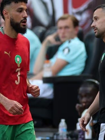 Noussair Mazraoui devrait reprendre l’entraînement collectif avec le Maroc cette semaine.