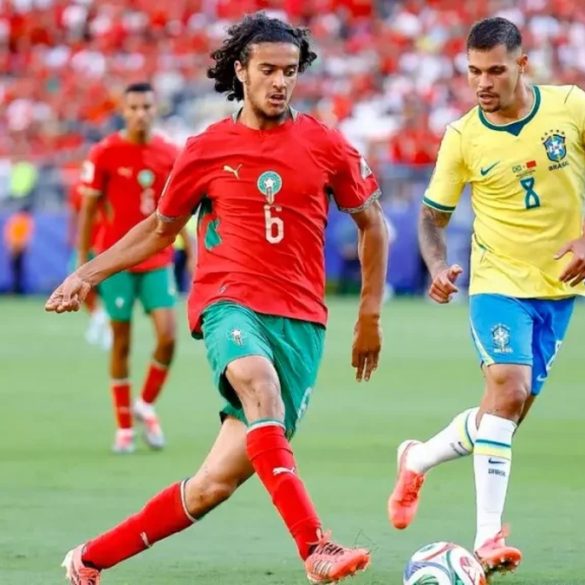 Mohamed Ouahbi encense Ayoub Bouaddi après sa grande prestation face au Brésil.