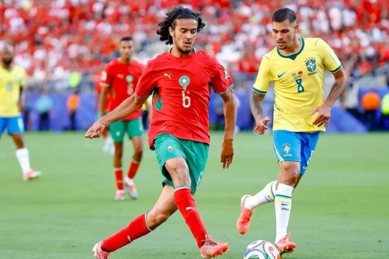 Mohamed Ouahbi encense Ayoub Bouaddi après sa grande prestation face au Brésil.