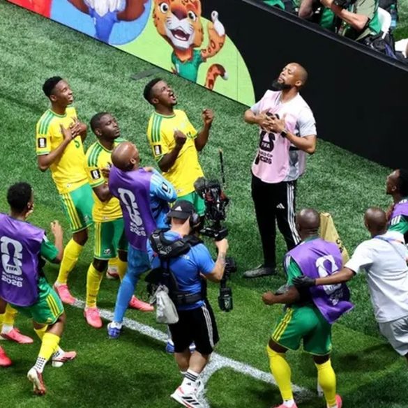 Teboho Mokoena a inscrit un but chargé d’émotion avec l’Afrique du Sud.