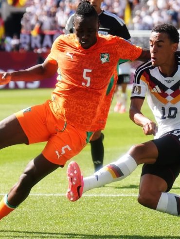 Wilfried Singo est sorti sur blessure face à l’Allemagne.