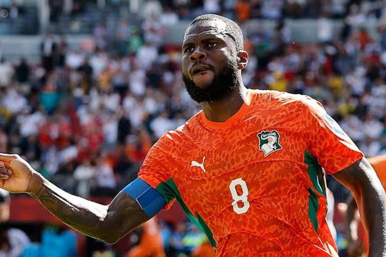 Franck Kessié a inscrit son premier but en Coupe du monde face à l’Allemagne.