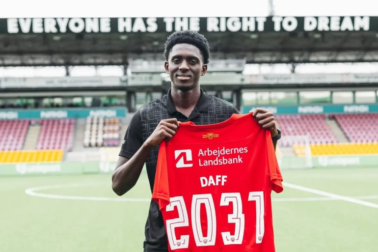 Mohamed Ousmane Daff s’est engagé avec le FC Nordsjælland jusqu’à l’été 2031.