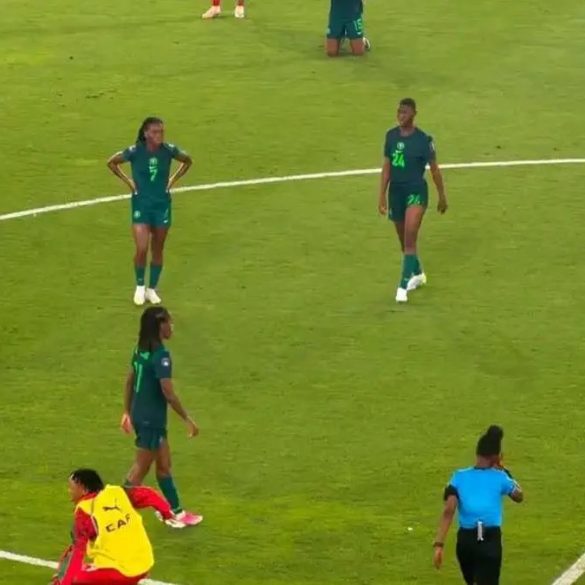 Les joueuses du Malawi célèbrent leur victoire historique contre le Nigeria lors de la CAN féminine 2026.