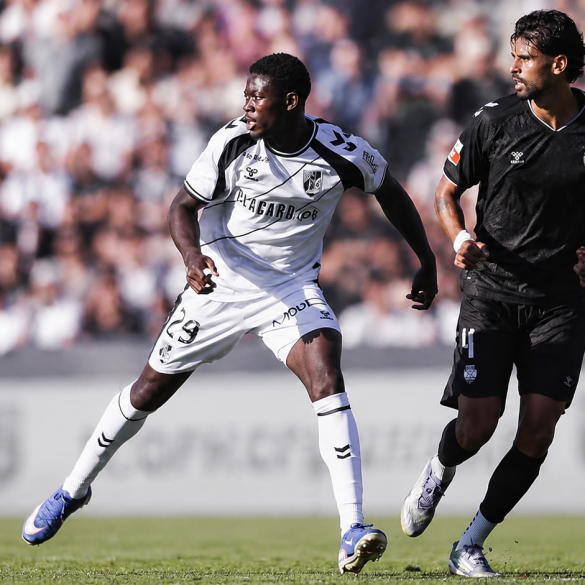 Patrick Ouotro a effectué ses premiers pas en Liga Portugal avec Vitória Guimarães.