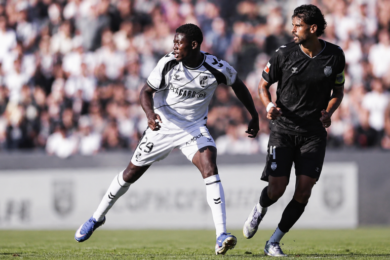 Patrick Ouotro a effectué ses premiers pas en Liga Portugal avec Vitória Guimarães.