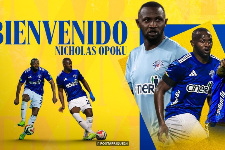 Nicholas Opoku signe à Las Palmas