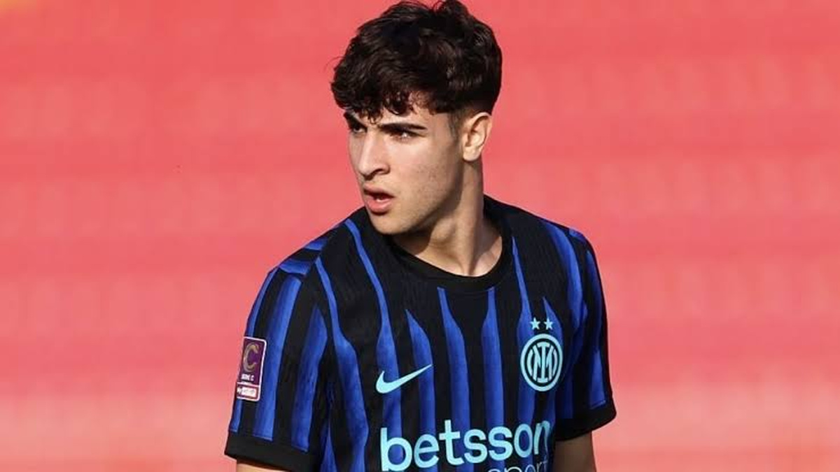 Aymen Zouin avec l’Inter Milan, avant son transfert attendu à Parma.