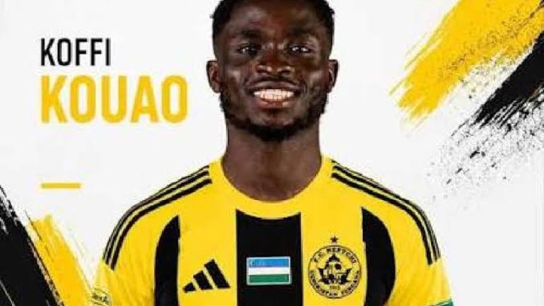 Koffi Kouao explique son choix de rejoindre Neftchi Fergana en Ouzbékistan