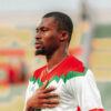 Adamo Nagalo avec le Burkina Faso. Le défenseur du PSV est annoncé indisponible jusqu’à la fin de la saison.