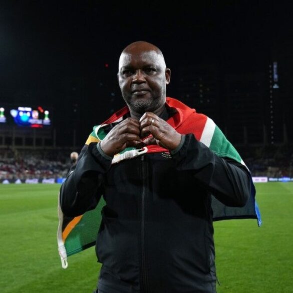 Pitso Mosimane, sélectionneur de l’Afrique du Sud.