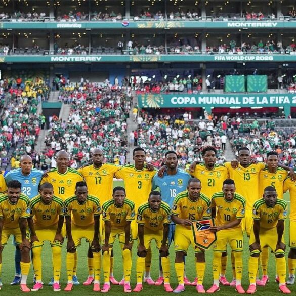 Équipe d’Afrique du Sud avant un match