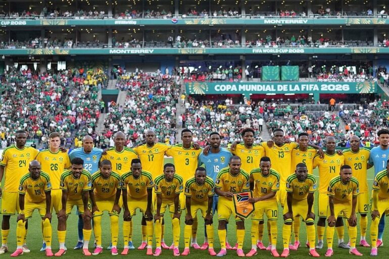 Équipe d’Afrique du Sud avant un match