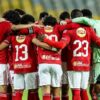 Les joueurs d’Al Ahly réunis avant un match.