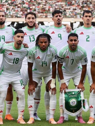 Équipe d’Algérie avant un match international