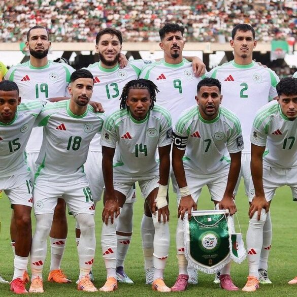 Équipe d’Algérie avant un match international