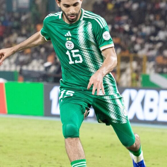 Rayan Aït-Nouri sous le maillot de l’Algérie