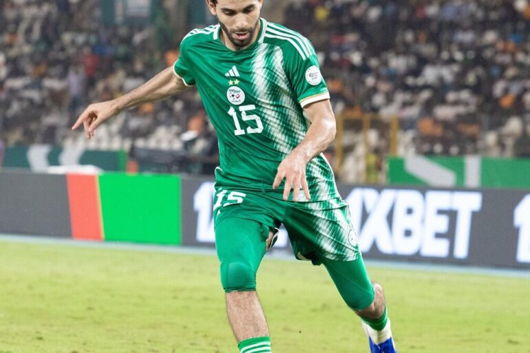 Rayan Aït-Nouri sous le maillot de l’Algérie