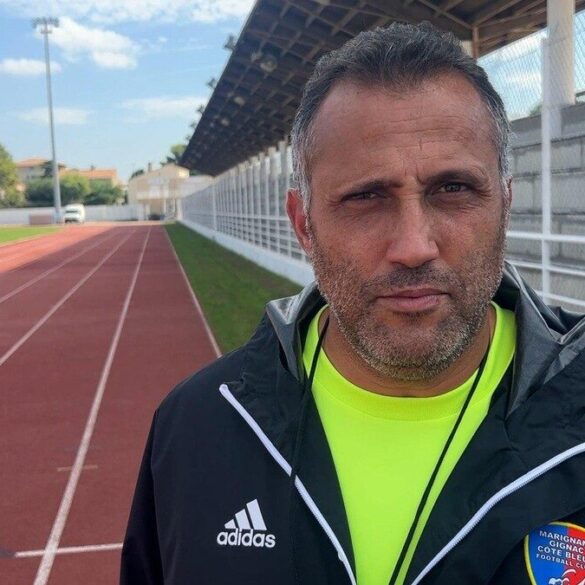 Brahim Hemdani lors de ses fonctions d’entraîneur.