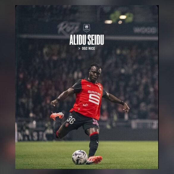 Alidu Seidu rejoint l’OGC Nice en prêt pour la saison 2026-2027.
